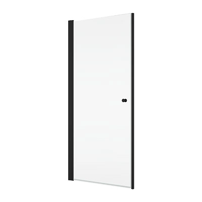 Dvere sprchové SOLINO Black 90cm 1-krídlové do niky alebo k stene