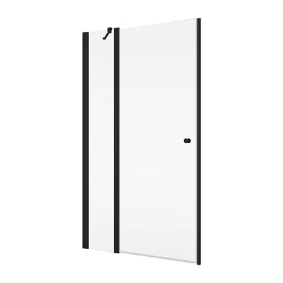 Dvere sprchové SOLINO Black 120cm 1-krídlové do niky alebo k stene