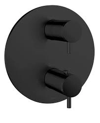 Sprchová termostatická batéria Silhoet BLACK, matná
