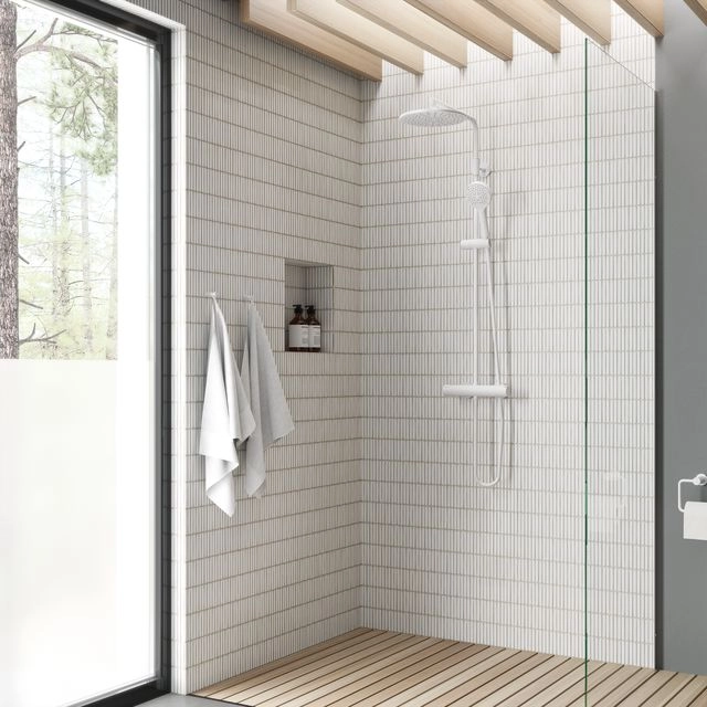 Sprchový set termostatický SILHOUET SHOWER SYSTEM MATT WHITE